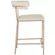 Matlock White Upholstered Counter Height Stool
