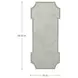 Hilda Light Washed Free Form Wall Mirror