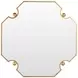 Monet Antique Brass Octagonal Large Accent Mirror