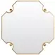 Monet Antique Brass Octagonal Small Accent Mirror