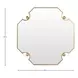 Monet Antique Brass Octagonal Small Accent Mirror