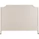 Alexandra Cerused White King Panel Bed