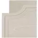 Alexandra Cerused White King Panel Bed