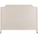 Alexandra Cerused White Queen Panel Bed