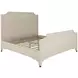 Alexandra Cerused White Queen Panel Bed