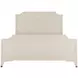 Alexandra Cerused White Queen Panel Bed