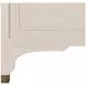 Alexandra Cerused White Queen Panel Bed