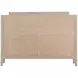 Camille Cerused White and Beige King Panel Bed