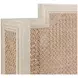 Camille Cerused White and Beige King Panel Bed