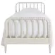 Jennifer Sesame White Twin Panel Bed