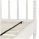 Jennifer Sesame White Twin Panel Bed