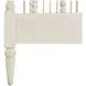 Jennifer Sesame White Twin Panel Bed