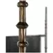 Reese Cerused Forest Black and Dark Antique Brass Queen Canopy Bed