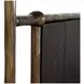 Reese Cerused Forest Black and Dark Antique Brass Queen Canopy Bed