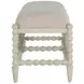Jennifer White Upholstered 58" Bed Bench