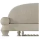 Jennifer White Upholstered 58" Bed Bench