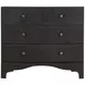 Princeton Cerused Forest Black 3 Drawer Chest