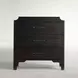 Alexandra Cerused Forest Black 3 Drawer Chest