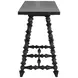 Kirkwood Cerused Forest Black Rectangular Console Table