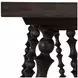 Kirkwood Cerused Forest Black Rectangular Console Table