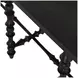 Kirkwood Cerused Forest Black Rectangular Console Table