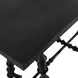 Kirkwood Cerused Forest Black Rectangular Console Table