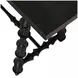 Kirkwood Cerused Forest Black Rectangular Console Table