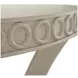 Linda Sesame White Demilune Console Table