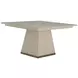 Ferris Cerused White 52" Square Dining Table