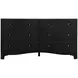 Princeton Cerused Forest Black 6 Drawer Dresser