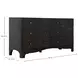 Princeton Cerused Forest Black 6 Drawer Dresser