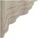 Meredith Textured Cerused White 3 Drawer Nightstand