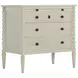 Jennifer Antique Chalk White 4 Drawer Chest