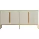Robinson Sesame White and Stained Gold 4 Door Sideboard