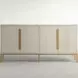 Robinson Sesame White and Stained Gold 4 Door Sideboard