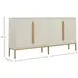 Robinson Sesame White and Stained Gold 4 Door Sideboard