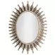 Jean Michel Antique Gold Oval Accent Mirror
