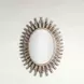 Jean Michel Antique Gold Oval Accent Mirror