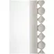 Belle Distressed White Arched Vanity Mirror