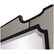 Chantel Aged Antique and Black Rectangular Wall Mirror