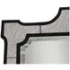 Chantel Aged Antique and Black Rectangular Wall Mirror