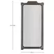 Chantel Aged Antique and Black Rectangular Wall Mirror