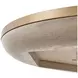 Cain Cerused Light Natural Round Marble Top Cocktail Table