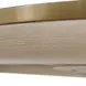 Cain Cerused Light Natural Round Marble Top Cocktail Table