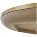 Cain Cerused Light Natural Round Marble Top Cocktail Table