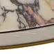 Cain Cerused Light Natural Round Marble Top Cocktail Table