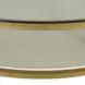 Constance White Round Glass Top Cocktail Table