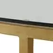Constance White Round Glass Top Cocktail Table