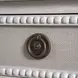 Caroline Cerused White 3 Drawer Nightstand