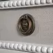 Caroline Cerused White 3 Drawer Nightstand